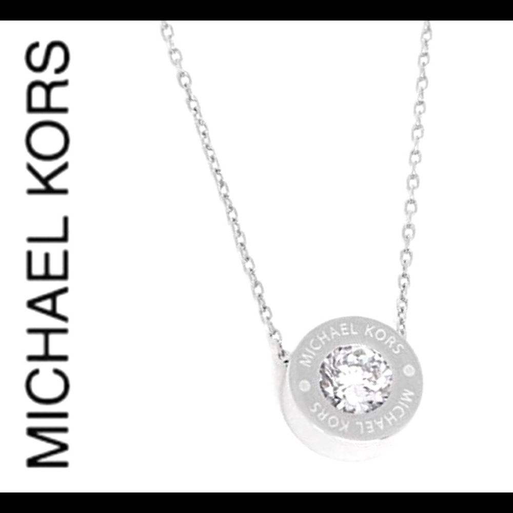 NWT Micheal Kors Signature CZ pendent necklace